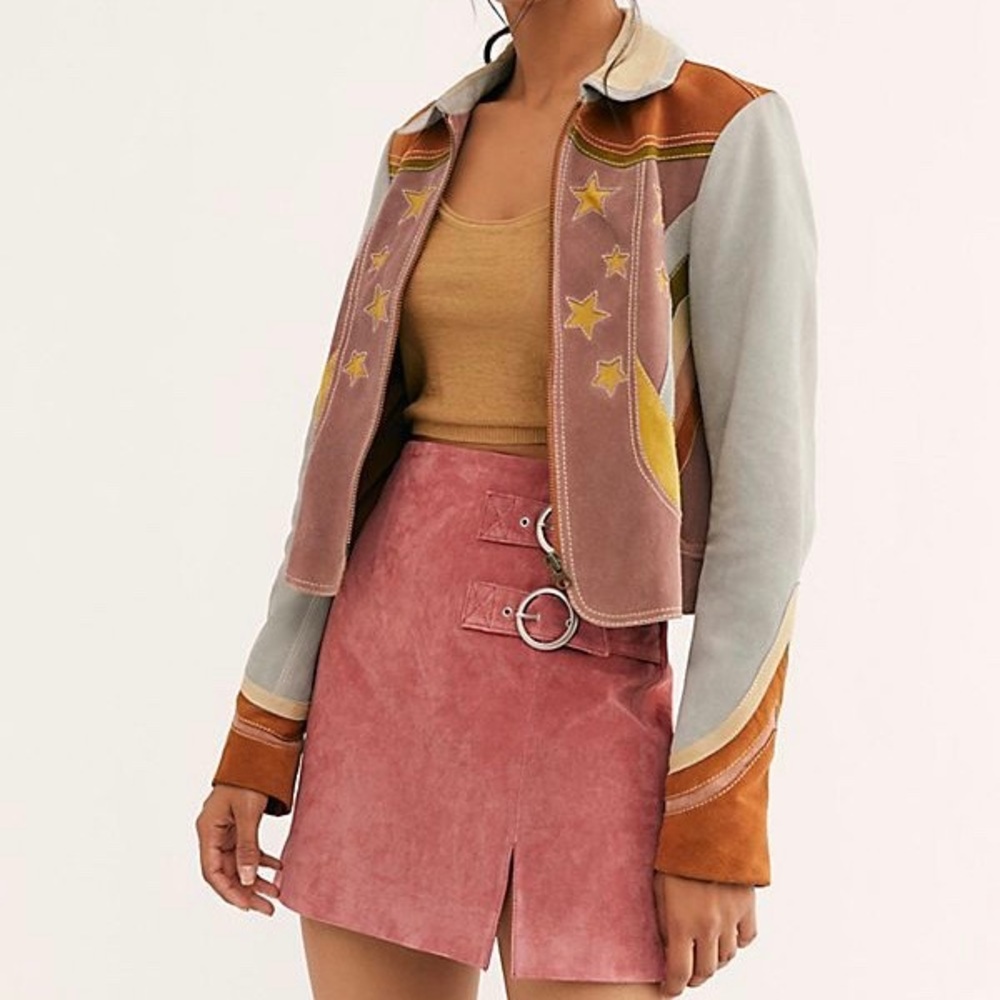 BlankNYC El Dorado Suede Skirt